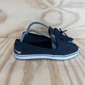 Nike - Ballet - Flat Canvas Casual Shoes - Navy Blue - Women's - 9 - 454296-003